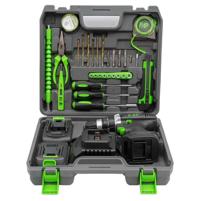 مجموعه 27 عددی دریل شارژی 21 ولت پی ای پی مدل 2126